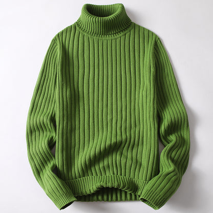Rollkragenpullover Männer Frauen Ins Fashion Solid Striped Bottoming Pullover Herbst und Winter Tops Kleidung