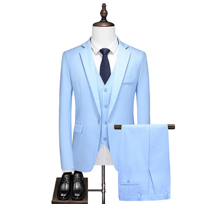 Business Freizeit Einfarbig Anzug Anzug Herren Business Anzug