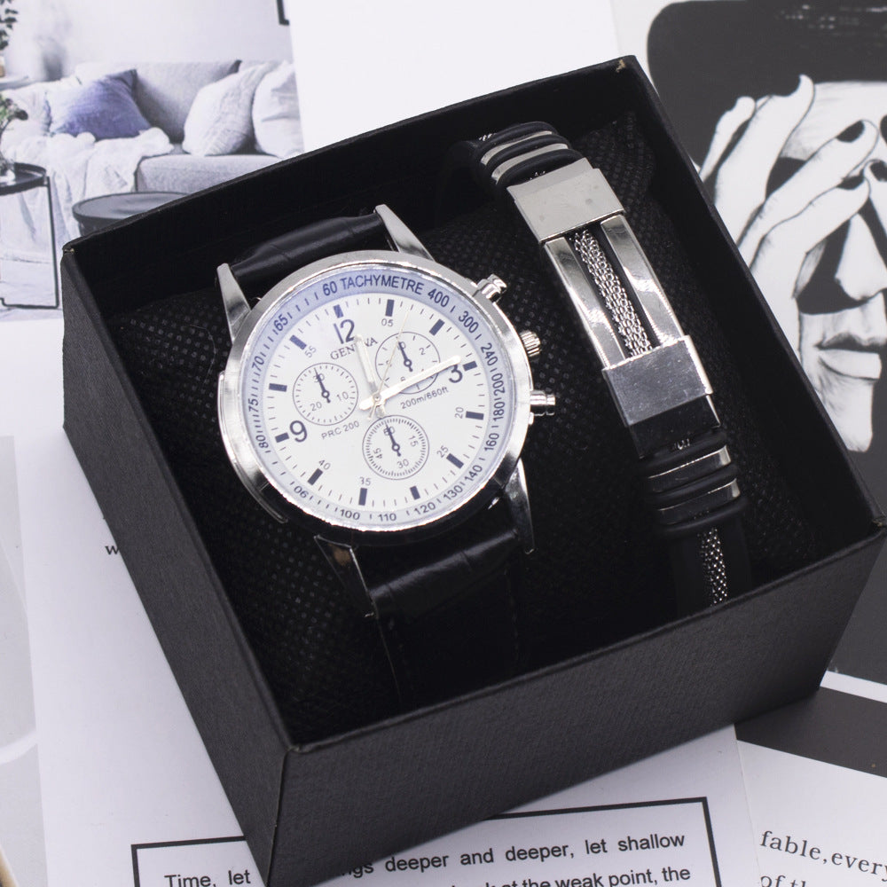 Men's watch fashion Blue light glass wrist watch - ARCHSHOPE