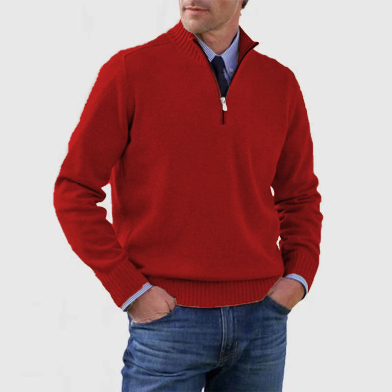 Men's Plus Size Knitwear Zipper - ARCHSHOPE