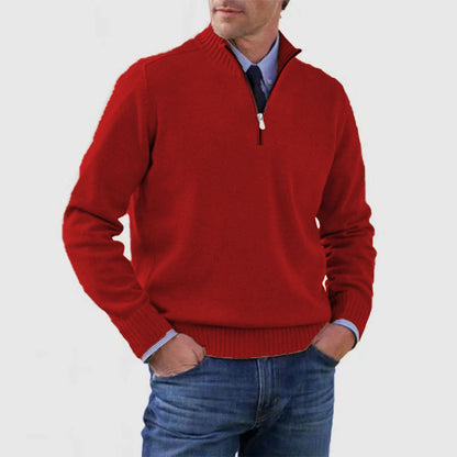 Men's Plus Size Knitwear Zipper - ARCHSHOPE