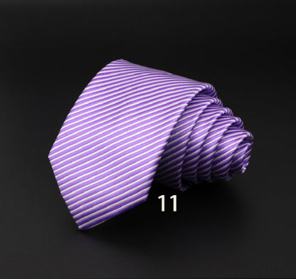 Men's Striped British Gentleman Polyester Fiber Tie - ARCHSHOPE