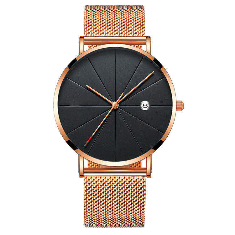 Simple calendar watch male creative waterproof quartz watch - ARCHSHOPE