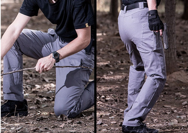 Pantalon tactique IX7 printemps et automne pour hommes, auto-culture, 9 pantalons de fan de l'armée des forces spéciales, salopette d'extérieur, pantalon d'entraînement droit multi-poches