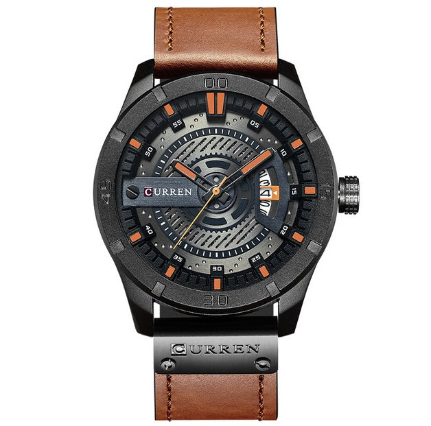 Luxury Brand CURREN Men Military Sports Watches Men's Quartz Date Clock Man Casual Leather Wrist Watch Relogio Masculino - ARCHSHOPE
