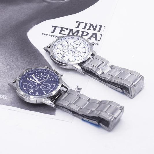 Wrist Watch Men New Style Wrist Watch Men's Drop Shipping Business Watch Set Foreign Trade Quartz Watch - ARCHSHOPE