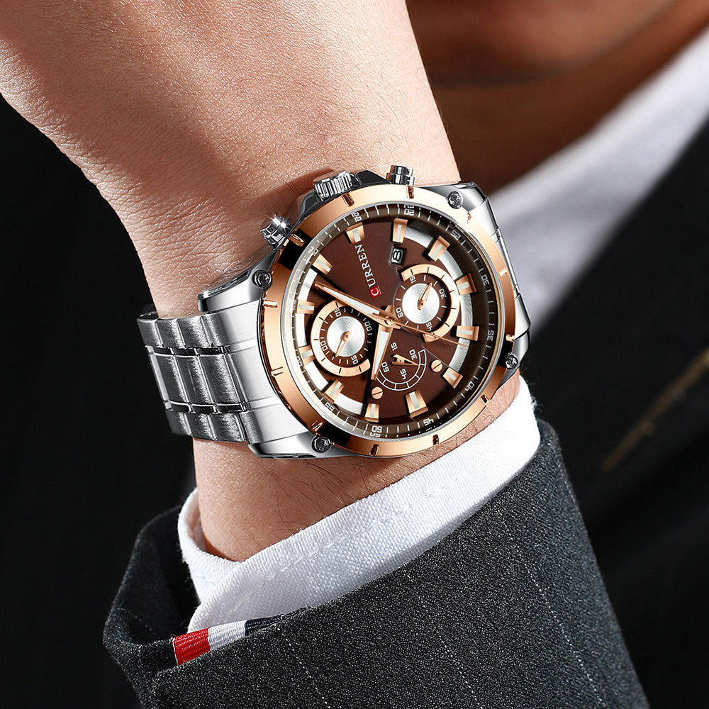 Fashionable Mens Waterproof Business Watch - ARCHSHOPE