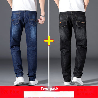 Sommer Dünne Jeans männer Lose Gerade