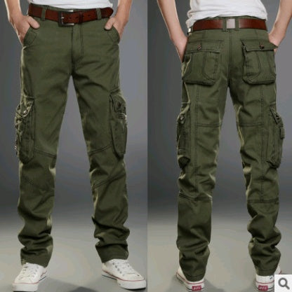 Herren Multi-Pocket-Overalls Militärhosen Freizeithosen Sport Outdoor Herrenbekleidung