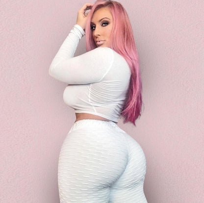 Booty Lifting Anti Cellulite Scrunch Leggings Without Pocket - ARCHSHOPE