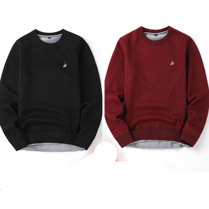 Pull Homme Automne Hiver Plus Velours Épaississant Base