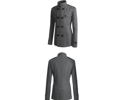 Herren-Trenchcoat aus Wolle