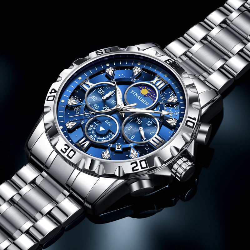 Men's Multi-functional High-grade Quartz Watch Waterproof Luminous - ARCHSHOPE