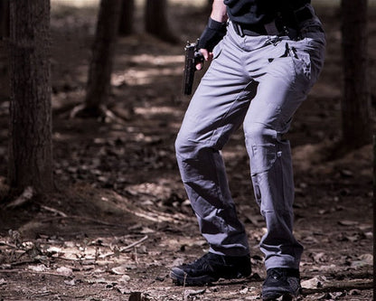 Pantalon tactique IX7 printemps et automne pour hommes, auto-culture, 9 pantalons de fan de l'armée des forces spéciales, salopette d'extérieur, pantalon d'entraînement droit multi-poches