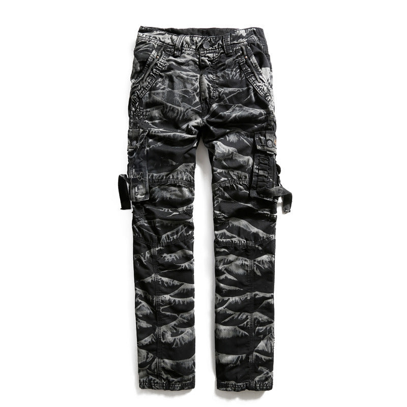 Men's camouflage cargo trousers - ARCHSHOPE