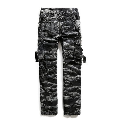 Men's camouflage cargo trousers - ARCHSHOPE