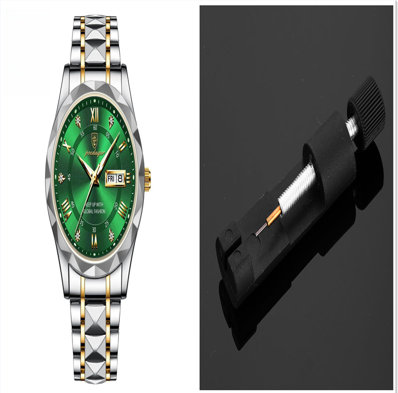 Men's Waterproof Double Calendar Luminous Quartz Watch - ARCHSHOPE
