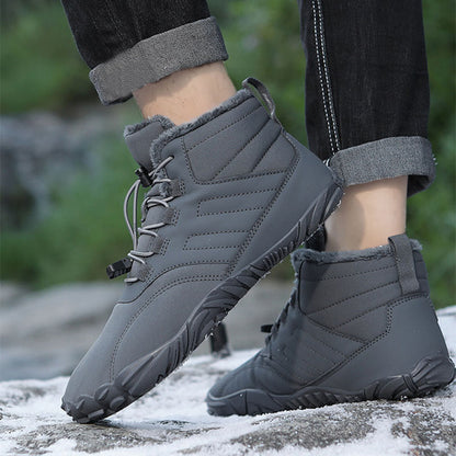 Outdoor Sports Cotton Shoes For Men And Women Winter Warm Slip-on Boots Wear-resistant Anti-ski Thickened Shoes Couple - ARCHSHOPE