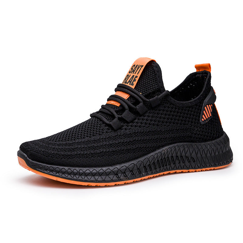 Chaussures pour hommes, baskets tissées volantes, chaussures décontractées