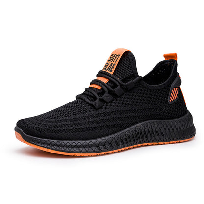 Chaussures pour hommes, baskets tissées volantes, chaussures décontractées