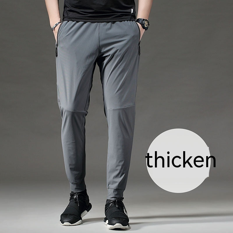 Pantalon de sport imperméable, coupe-vent, respirant, épais, doublé polaire, garde au chaud, élastique, pour le fitness, les loisirs et la course à pied