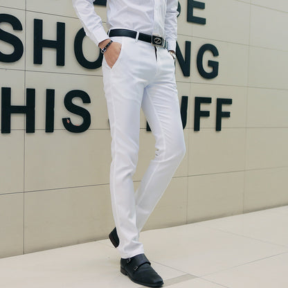 Casual business hosen männer Koreanische slim-fit casual hosen