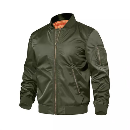 Herrenjacke Neue Frühling Herbst Männliche Baseballjacken Pilot Männer Outwear Mantel Reißverschluss Herrenuniform