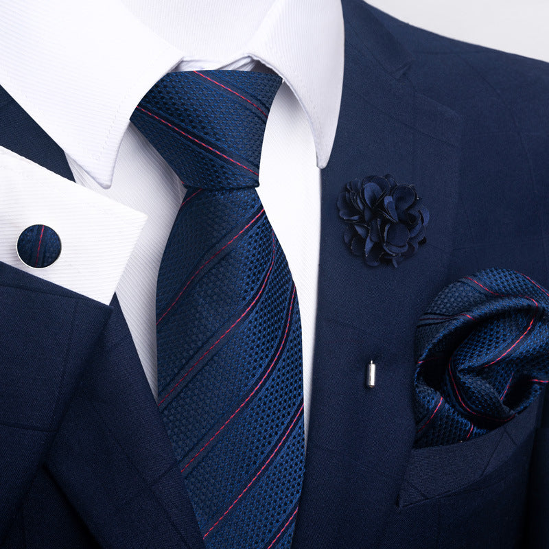 Men's Tie Suit Pocket Square Combo 8 - ARCHSHOPE