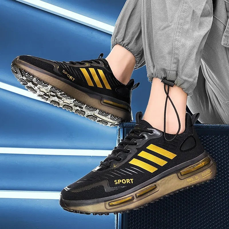 Air Cushion Sportschuhe Herren Schnürschuhe Sport Sneakers Outdoor Atmungsaktive Freizeitschuhe Walking