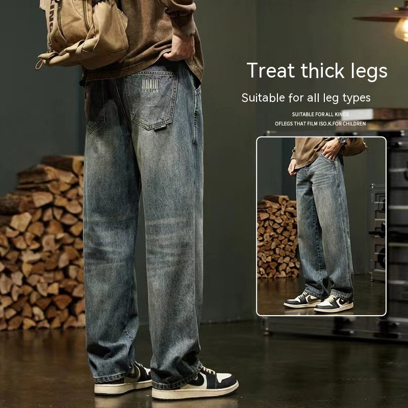 Lockere, gerade Cargohose für Herren