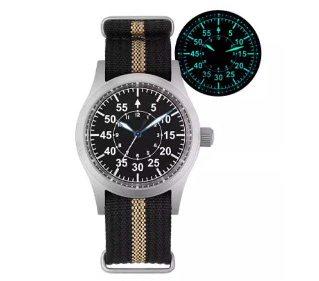 Retro Military Watch With A Quartz Second Hand - ARCHSHOPE