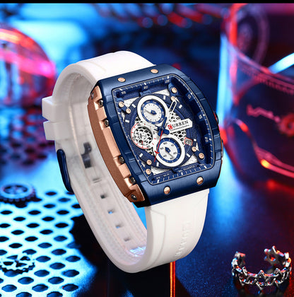 Men's Six-pin Quartz Tape Men's Watch - ARCHSHOPE