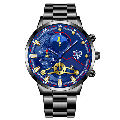 Fashion Men's Calendar Wristwatch Business Quartz Watch Student Watch - ARCHSHOPE