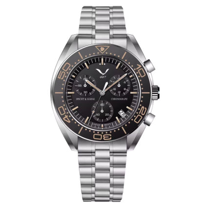 Business Multi-function Chronograph Watch Luminous Water-resistant With A Sapphire Crystal Glass Dial - ARCHSHOPE