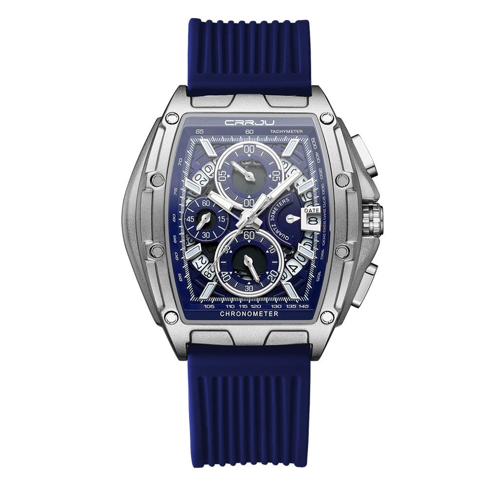 Neutral Waterproof Tape Calendar Multifunction Mens Watch Quartz Watch - ARCHSHOPE