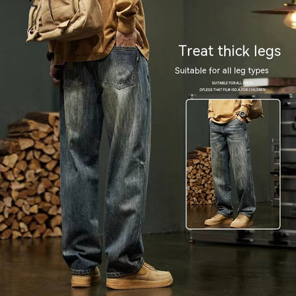 Lockere, gerade Cargohose für Herren