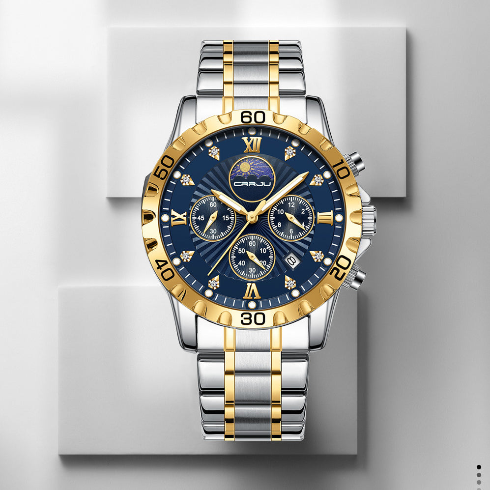 Men's Multifunctional Business Calendar Quartz Watch - ARCHSHOPE