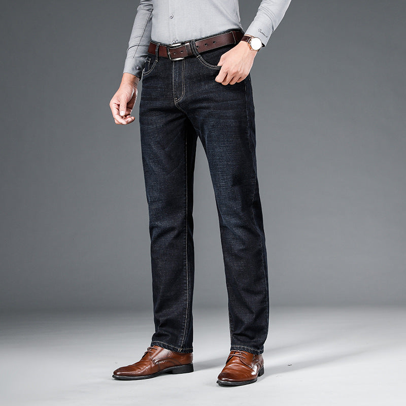 Herrenmode Lockere Gerade Freizeithose