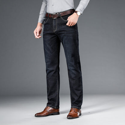 Herrenmode Lockere Gerade Freizeithose