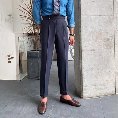 Herren-Design-Anzughose Herren-Geradehose