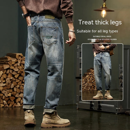 Lockere, gerade Cargohose für Herren