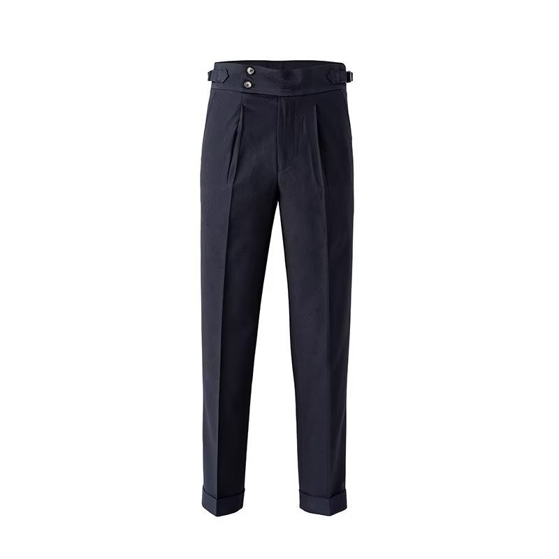 Casual High Waist Men's Business Suit Pants - ARCHSHOPE