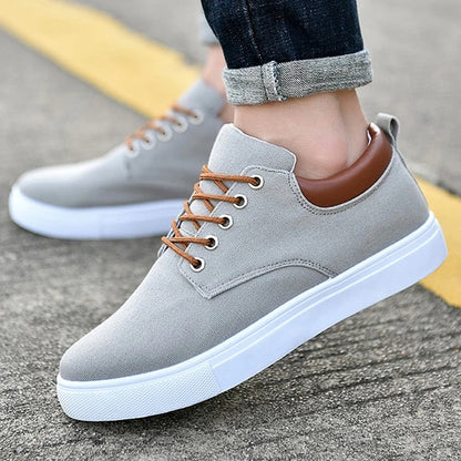 Chaussures de sport décontractées en toile respirantes pour hommes