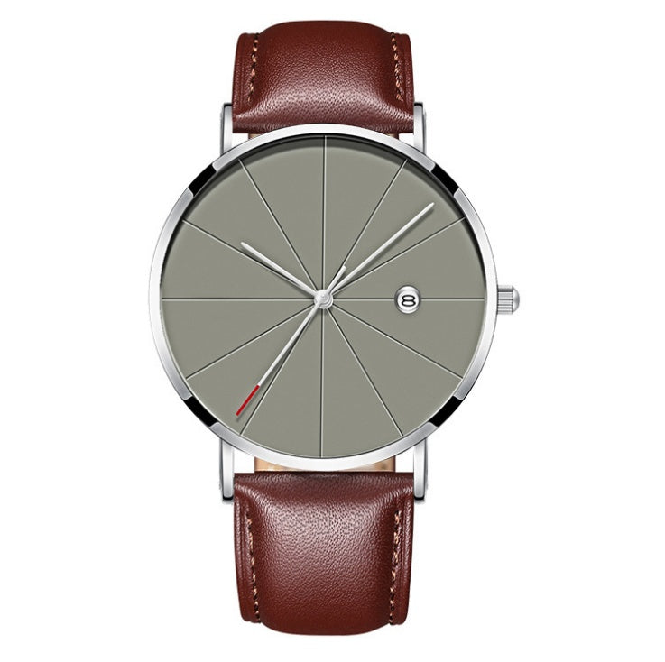 Simple calendar watch male creative waterproof quartz watch - ARCHSHOPE