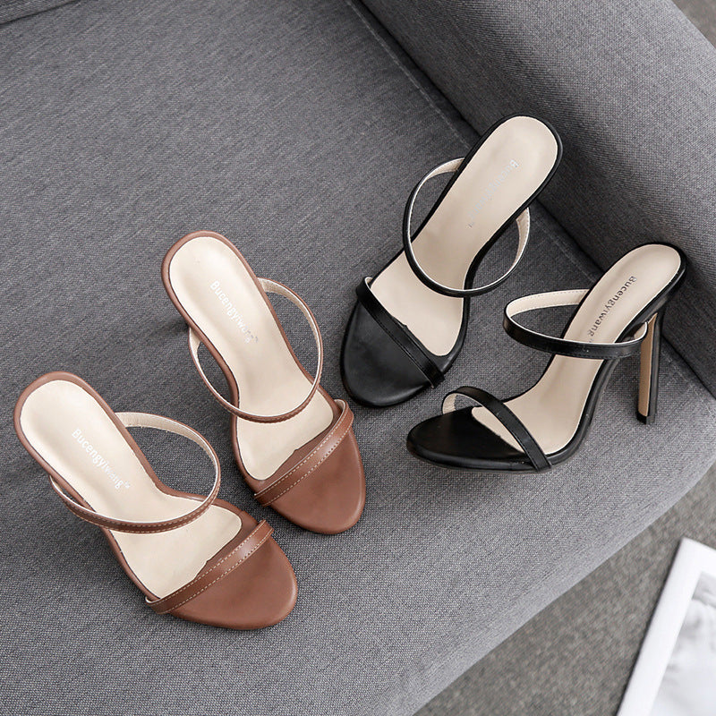 Stiletto sandals women high heels - ARCHSHOPE