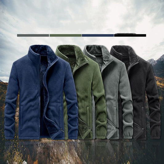Veste polaire chaude pour homme, épaisse et chaude