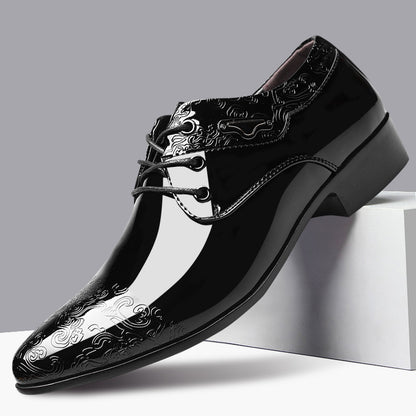 Glänzende Herren Business Formale Schuhe Mode Freizeitschuhe