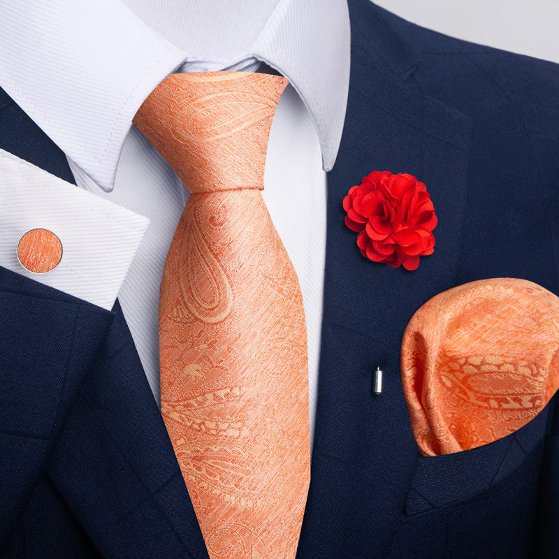 Men's Tie Suit Pocket Square Combo 8 - ARCHSHOPE