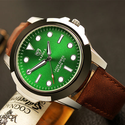 372 YAZOLE brand quartz watches, non mechanical men's sports watches, luminous green ghost series watches wholesale - ARCHSHOPE
