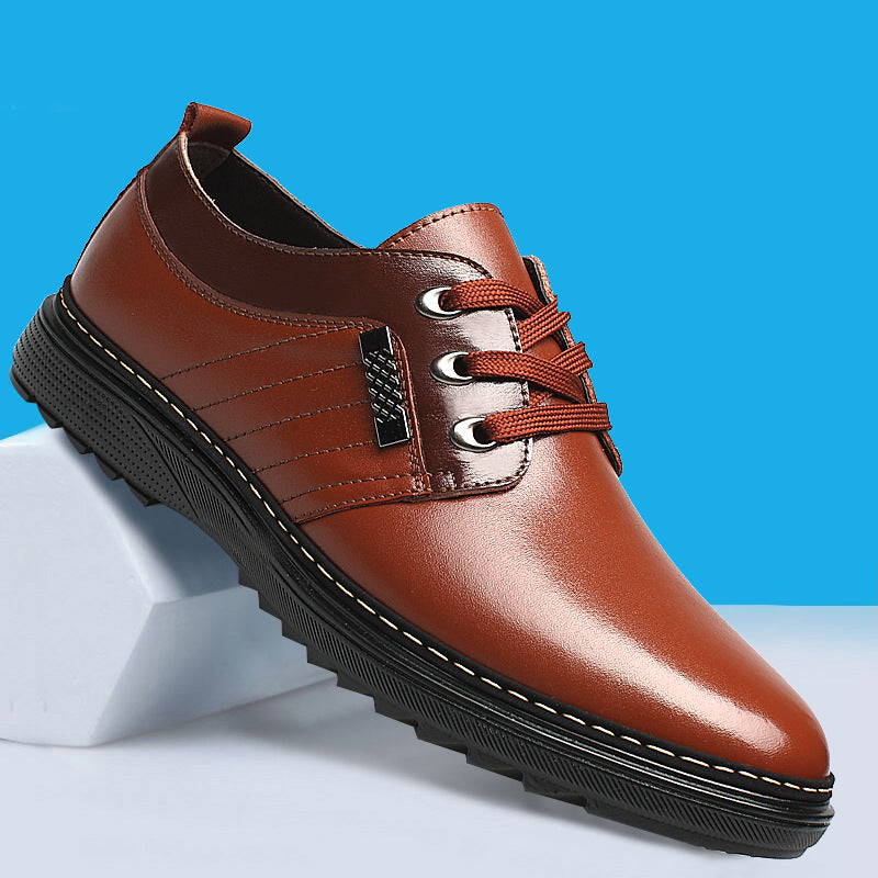 Les nouvelles chaussures chaussures automne hommes affaires chaussures décontractées hommes chaussures chaussures rondes British Dad